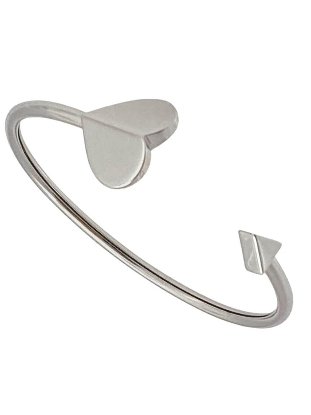 Kate Spade New York Heritage Spade Metal Flex Cuff Bracelet Silver $68